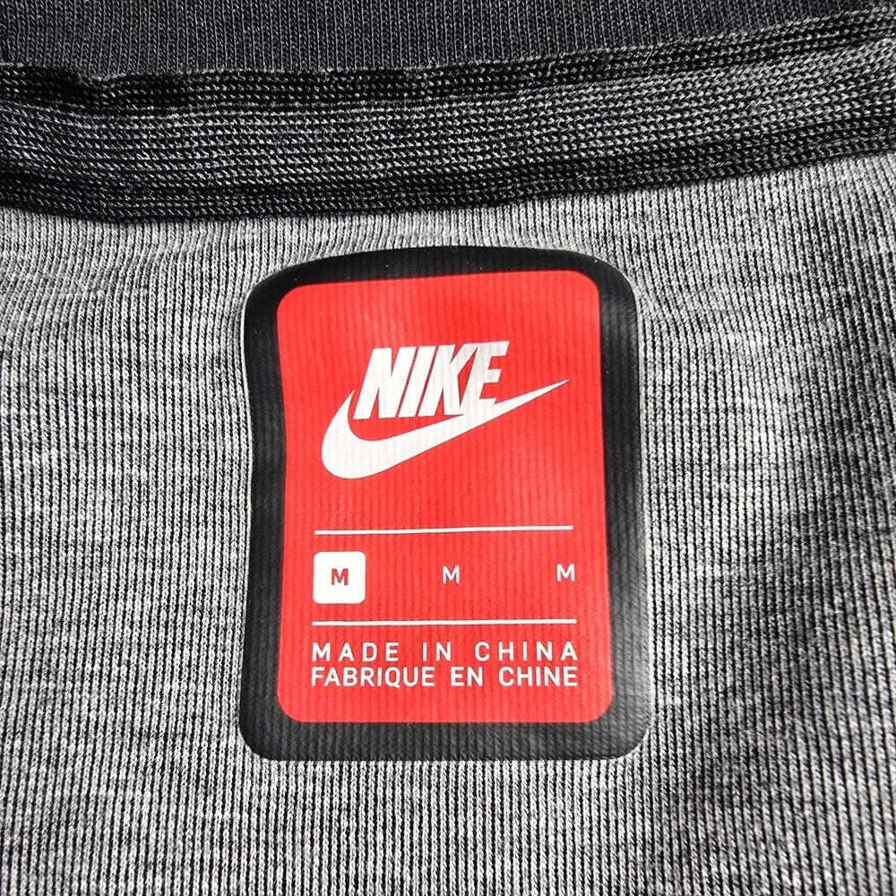 Nike Tech Fleece Windrunner Mens Medium Full Zip Hoodie Heather Gray 805144-091